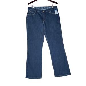 Wrangler Q-Baby NEW jeans size 14 mid-rise stretch boot cut western riding